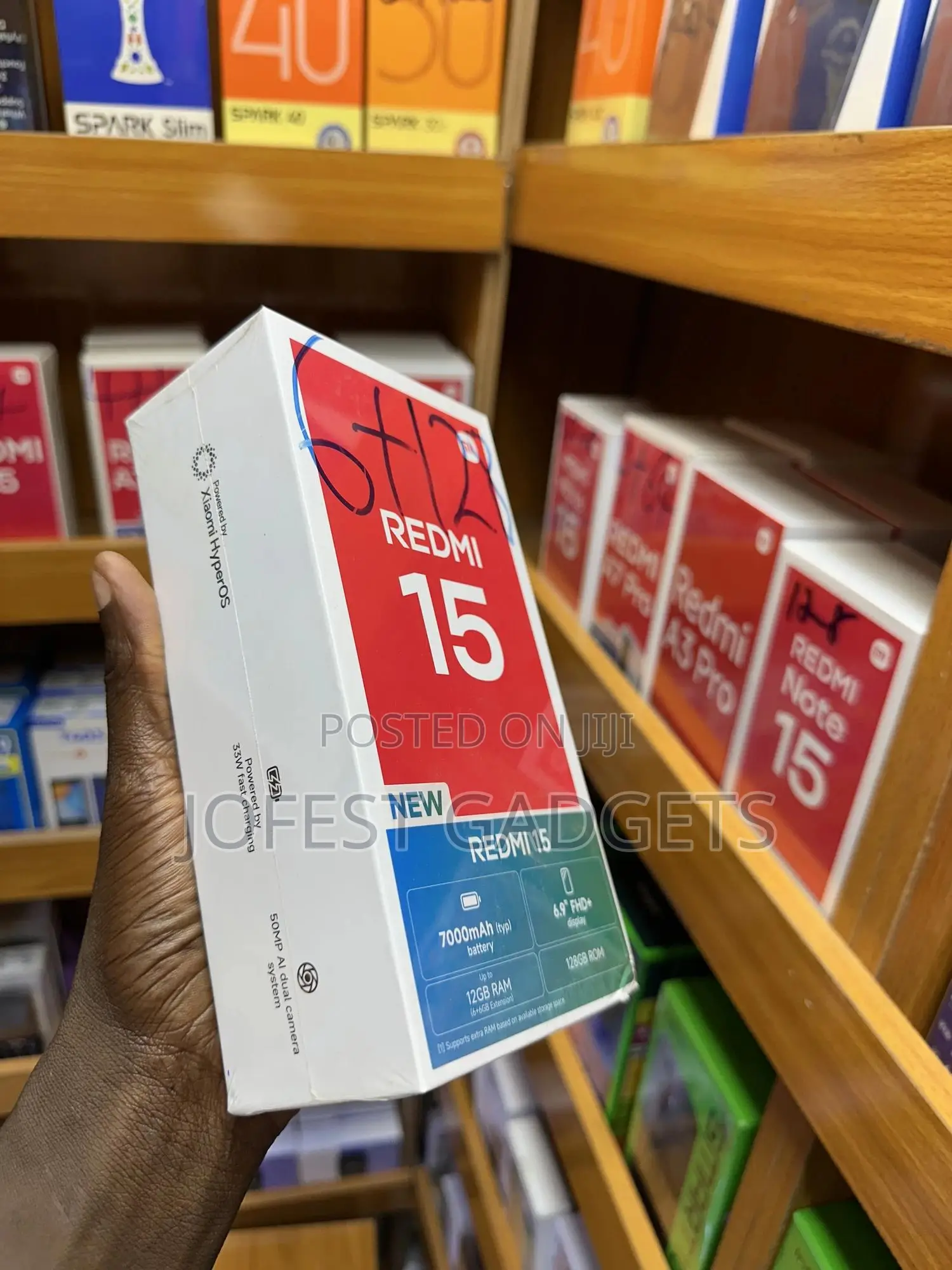 New Xiaomi Redmi 15 128 GB Black