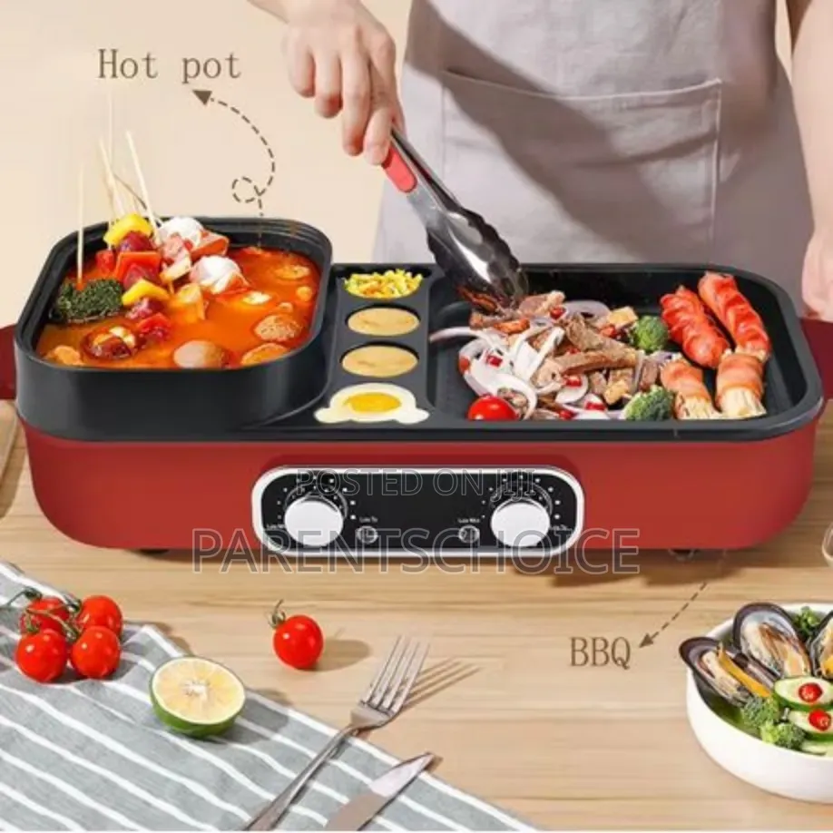 Hoffmans Combined Smart Hot Pot and Grill Fry | Grill -