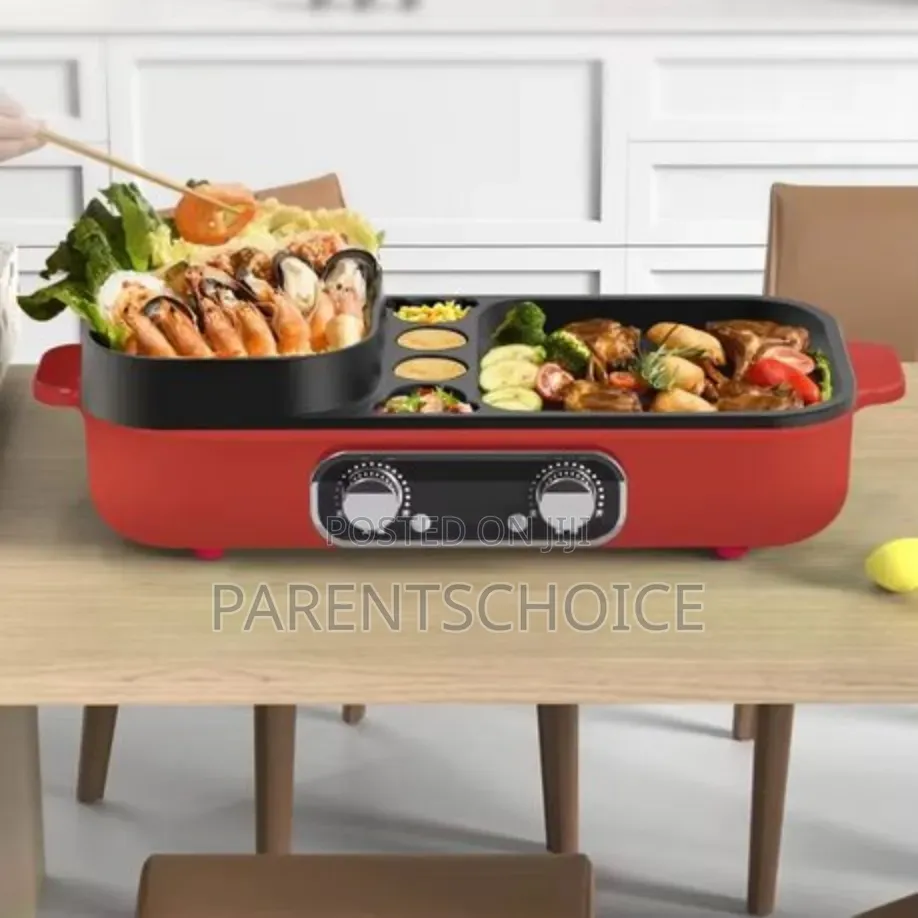 Hoffmans Combined Smart Hot Pot and Grill Fry | Grill -