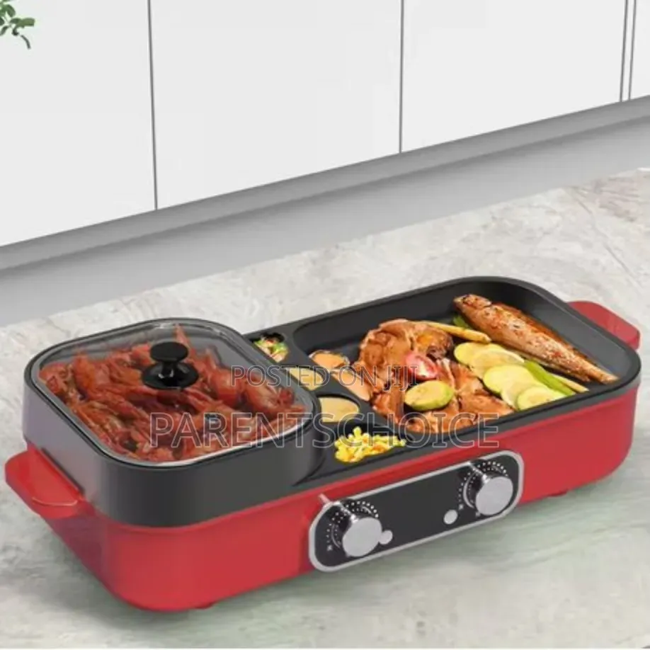 Hoffmans Combined Smart Hot Pot and Grill Fry | Grill -