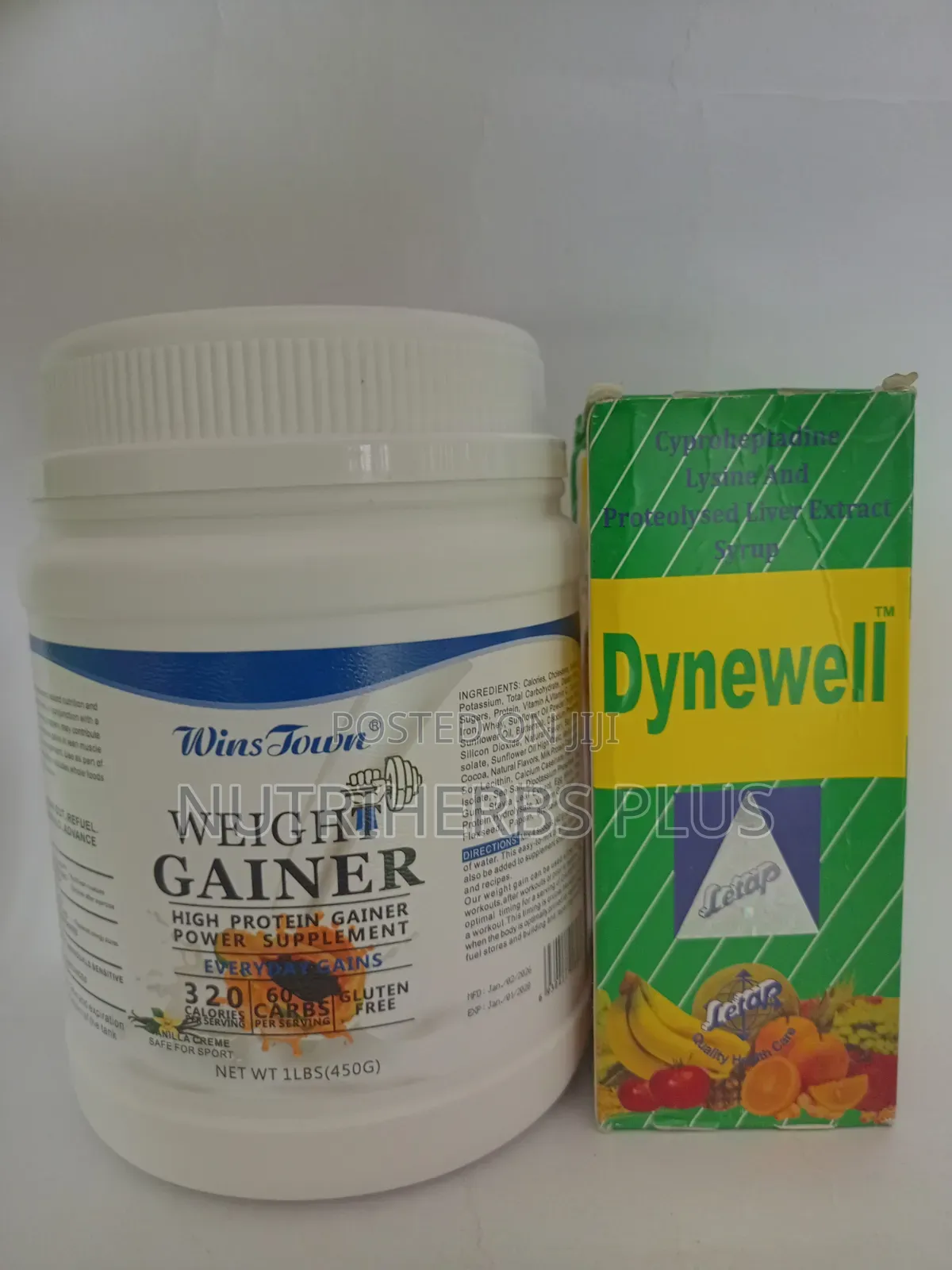 Winstown Weight Gain Protein Powder and Dynwell Syrup