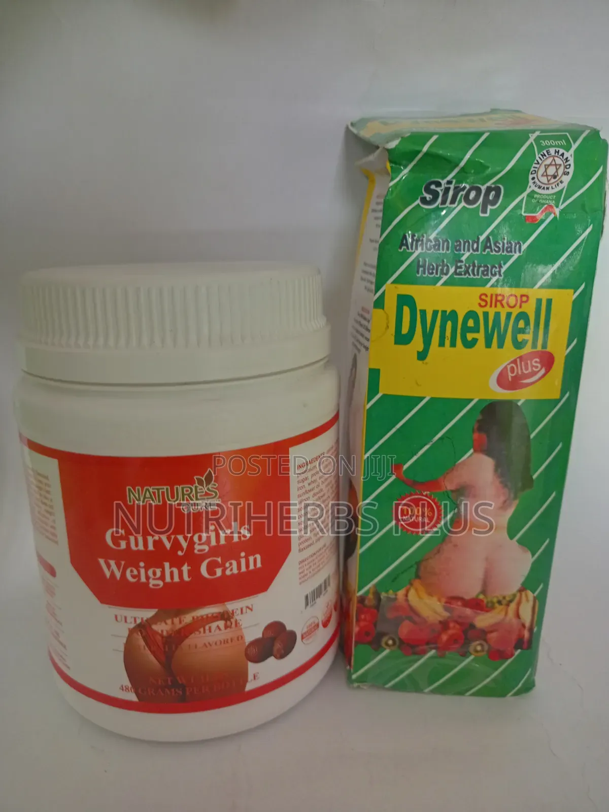 Curvygirls Weight Gain Protein Powder and Dynewell Plus Syrup