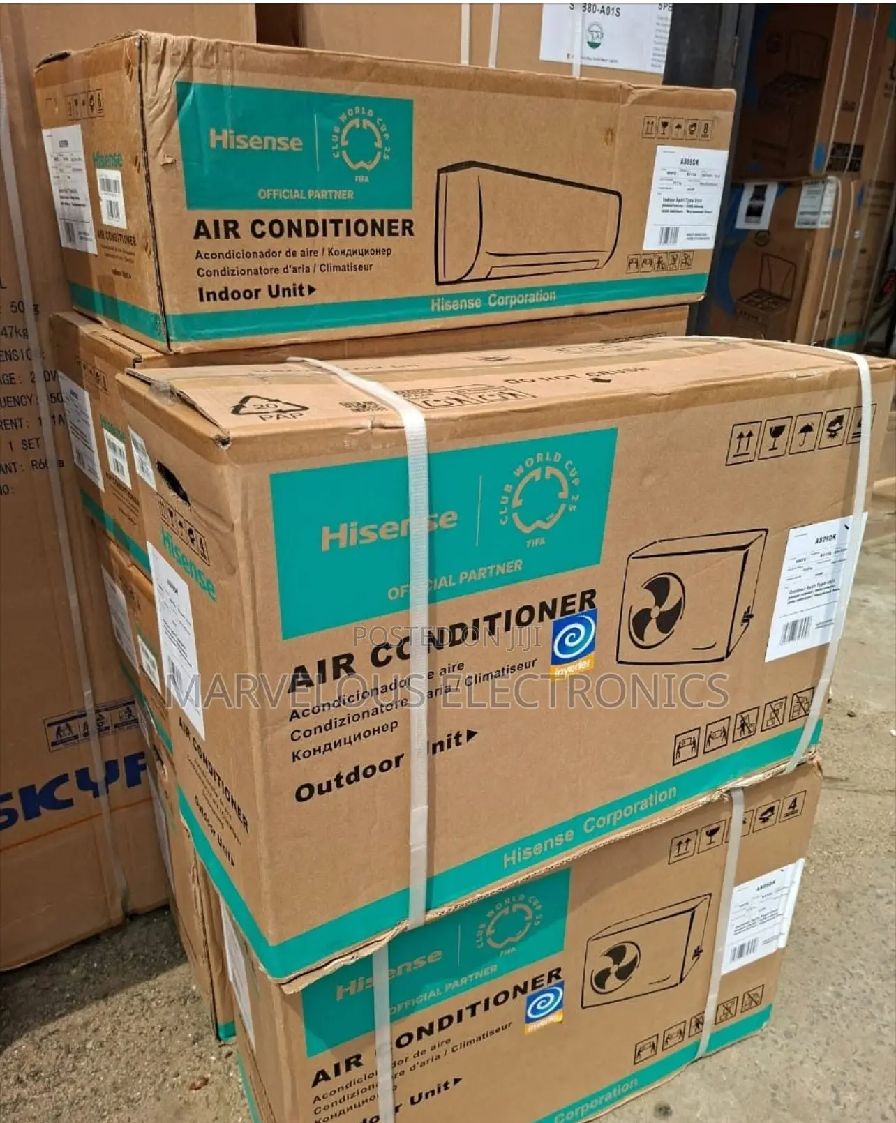 Brand New Hisense Inverter 1:5hp Air Conditioner Full Copper Engine