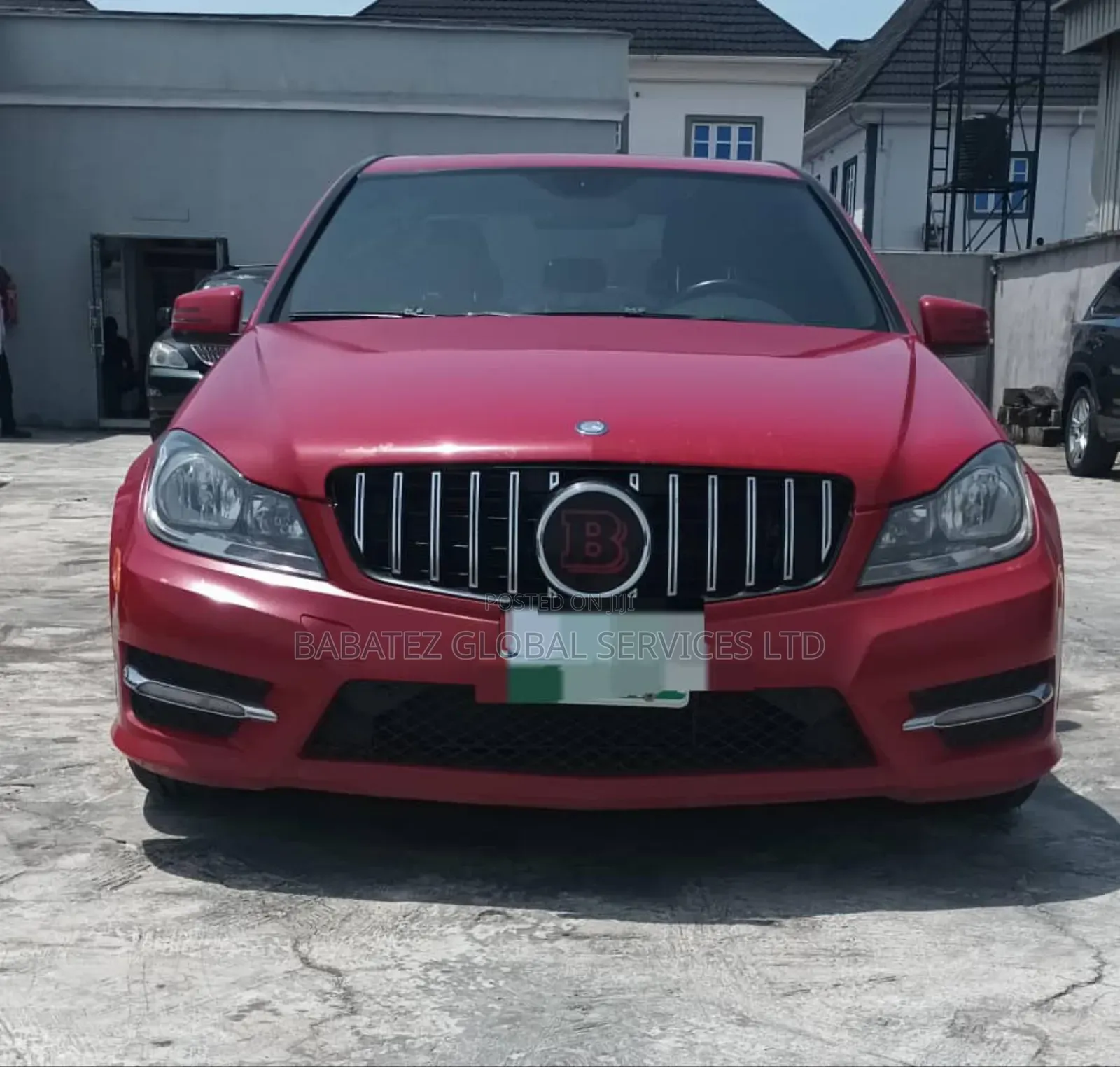 Mercedes-Benz C300 2012 Red