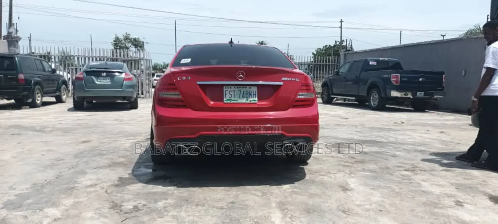 Mercedes-Benz C300 2012 Red