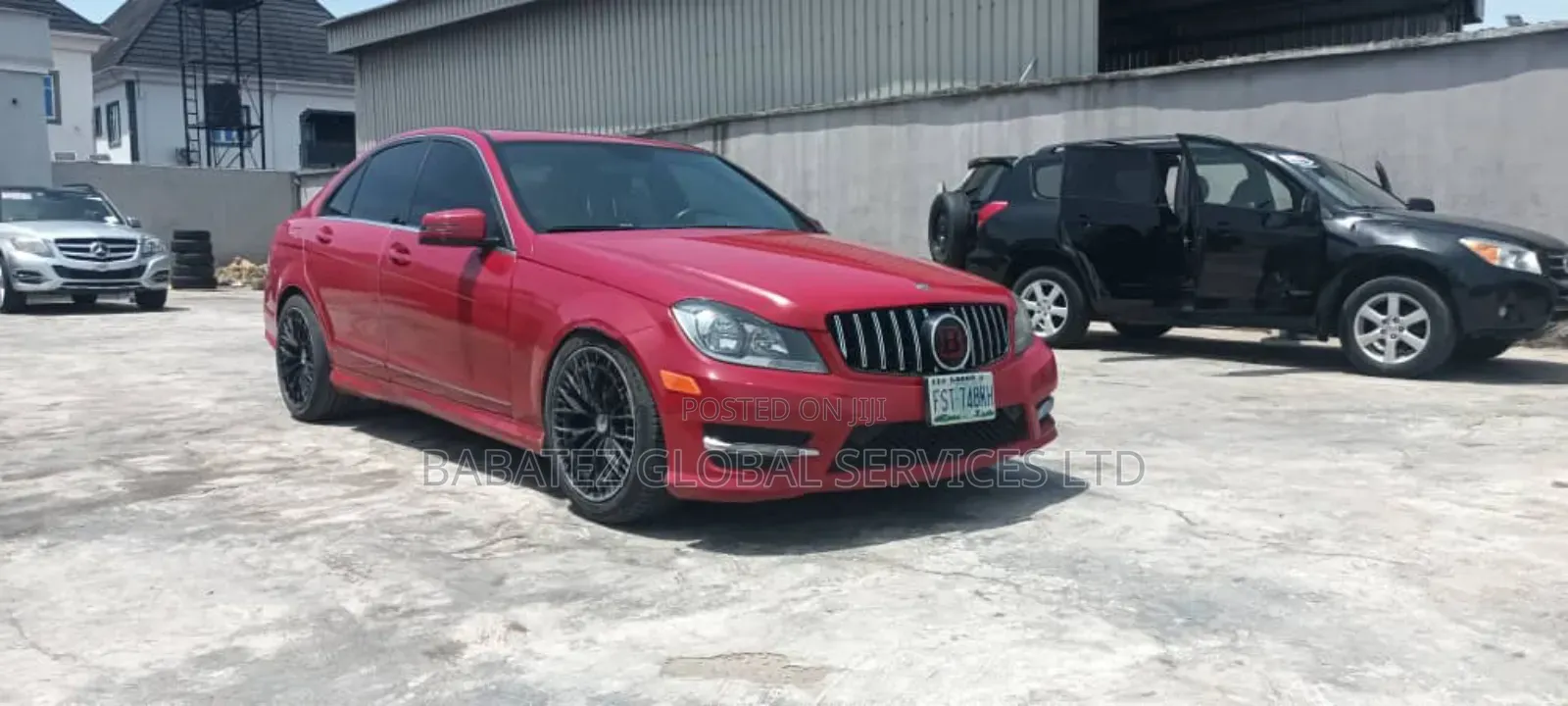 Mercedes-Benz C300 2012 Red