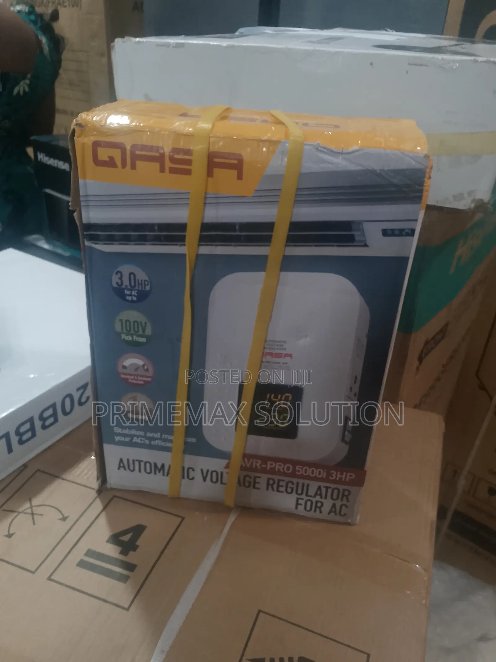 Qasa Avr-Pro 5000w Wall Mounted Stabilizer for 3hp Air Conditioner