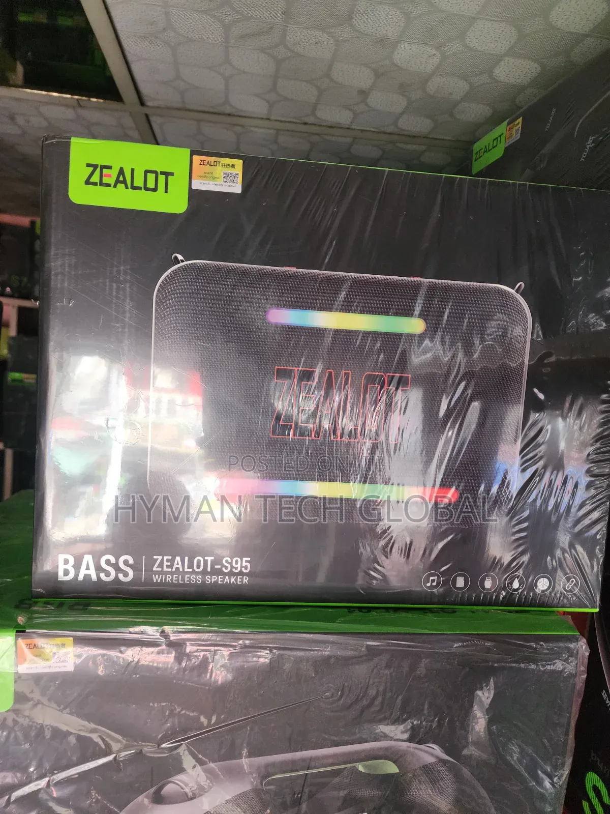 Zealot 120w Super Bass Bluetooth Speaker With 24000mah Battery S95
