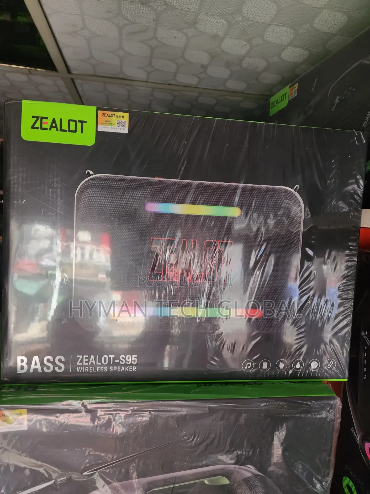 Zealot 120w Super Bass Bluetooth Speaker With 24000mah Battery S95