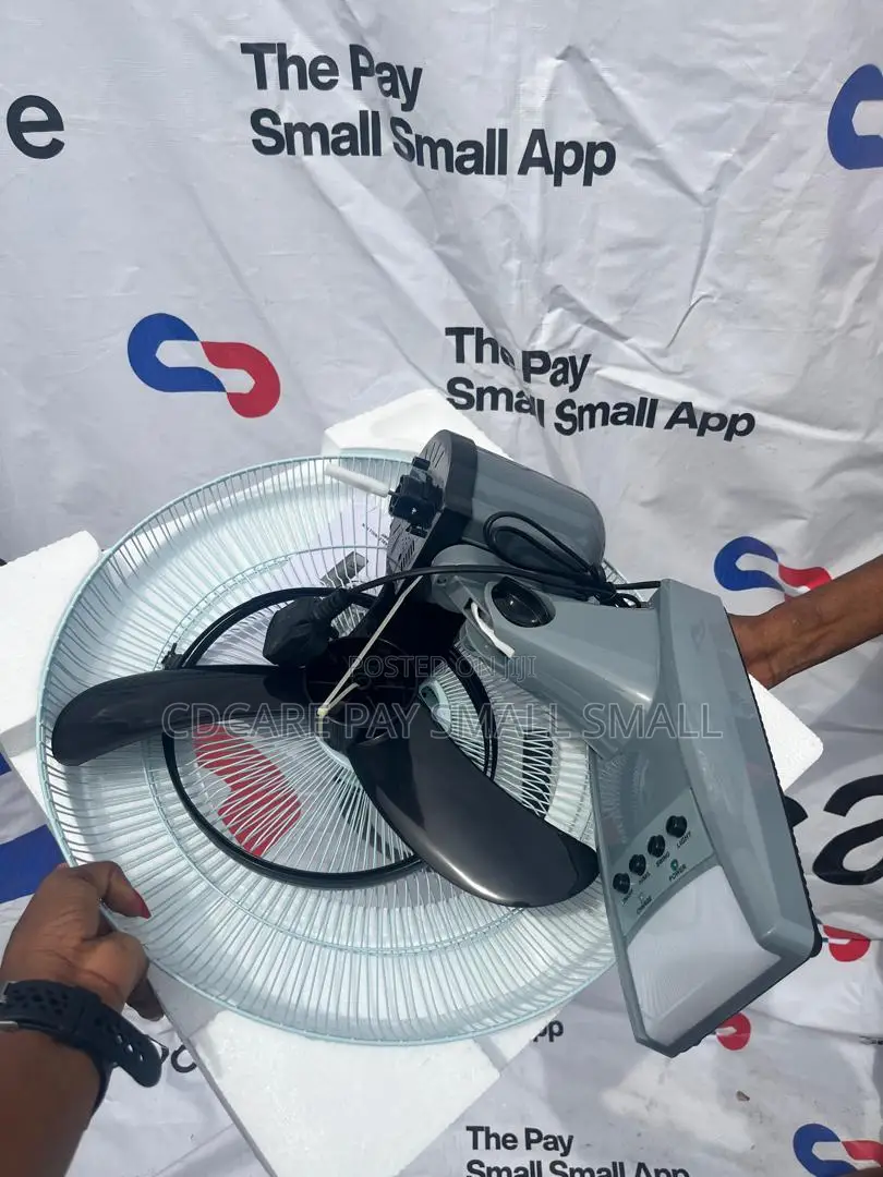 Pay Small Small Andrakk Rechargeable Wall Fan on Cdcare.App