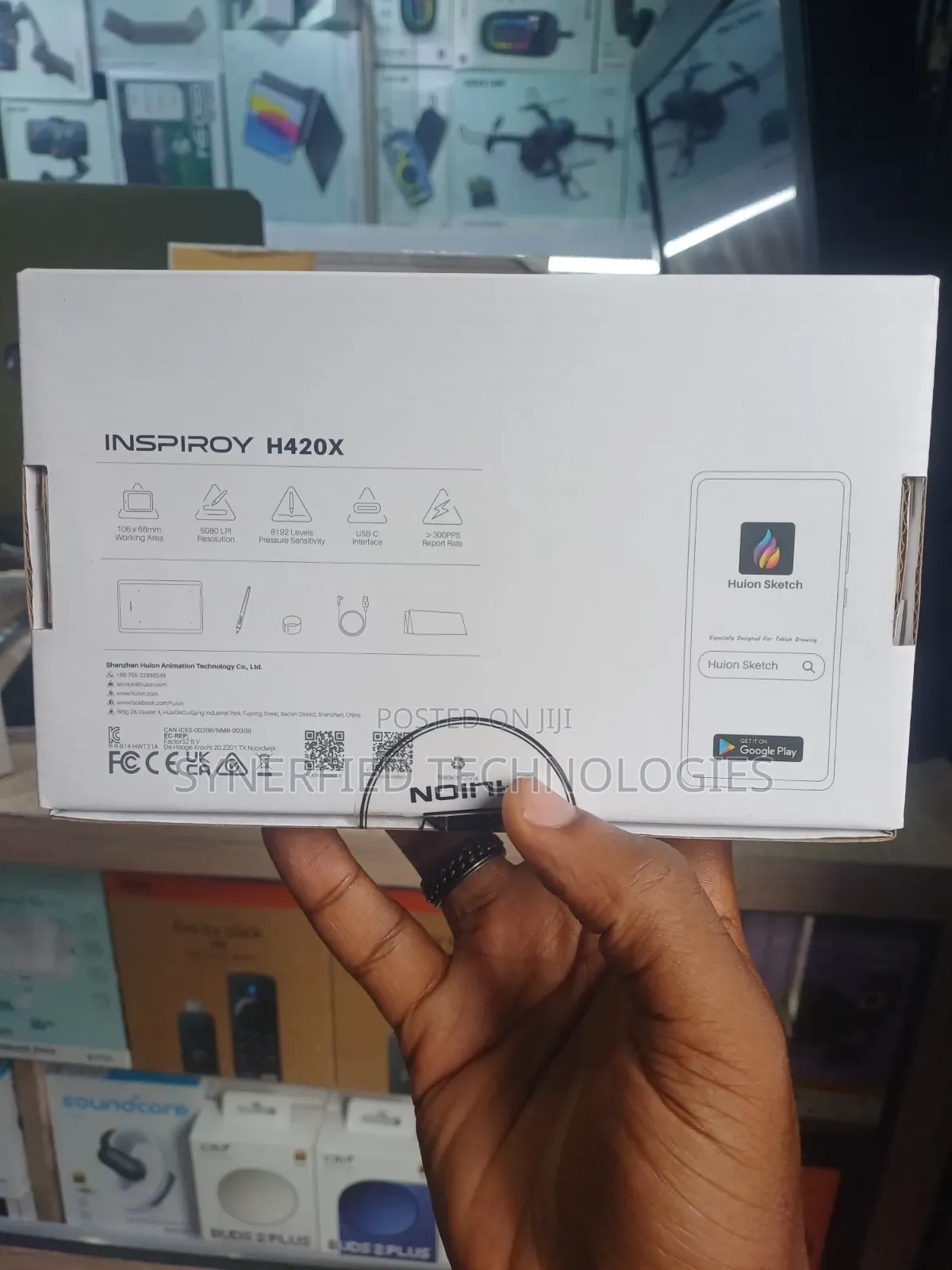 Huion H420x Drawing Tablet for Artists, Designers and Animators
