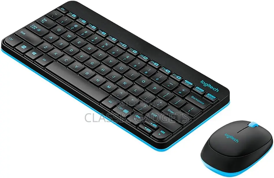 Logitech Mk245 Nano Keyboard Mouse Combo Gaming Laptop Clavier Gamer