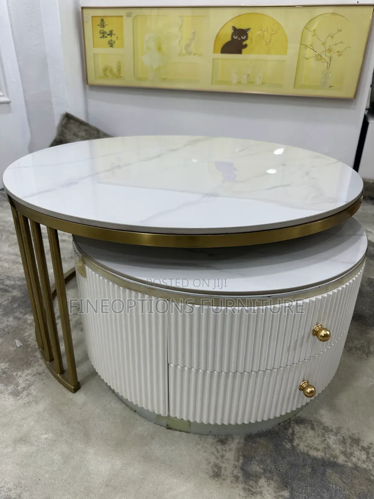 Fluted Nest Table