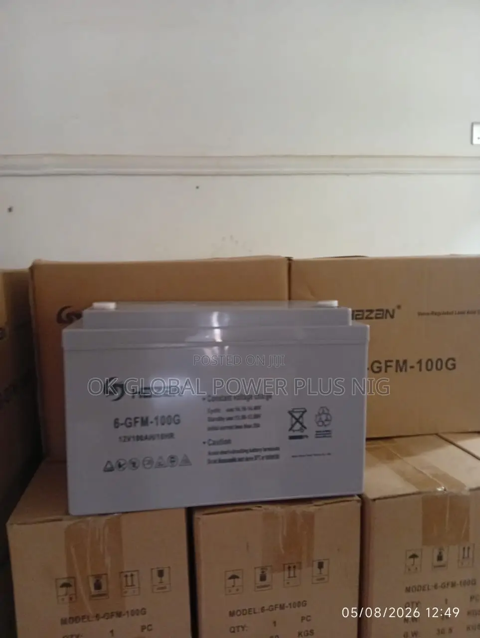 Hazan 100ah/12v Deep Cycle Battery With 1 Year Warranty