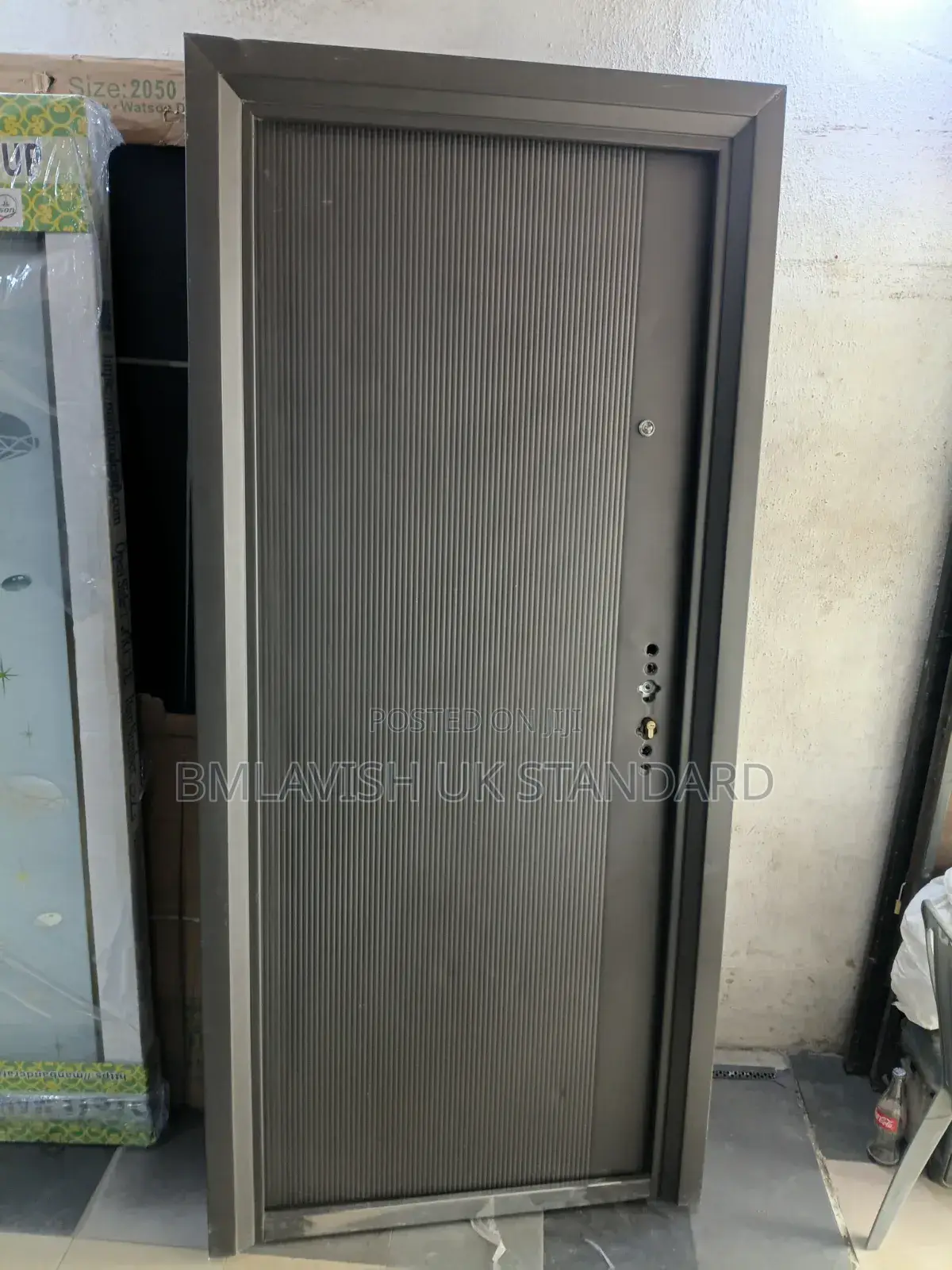 German Standard Flush Steel Door
