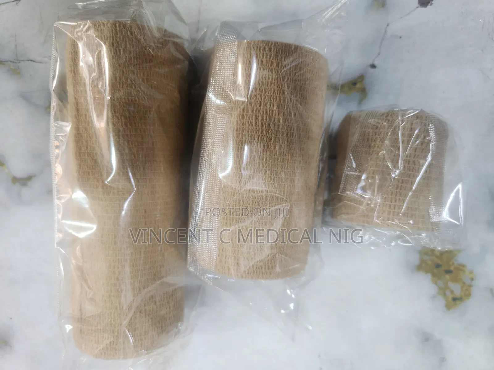 Cobam Bandage 6" 4" 2" Coban Wrap Self-Adhering, Elastic