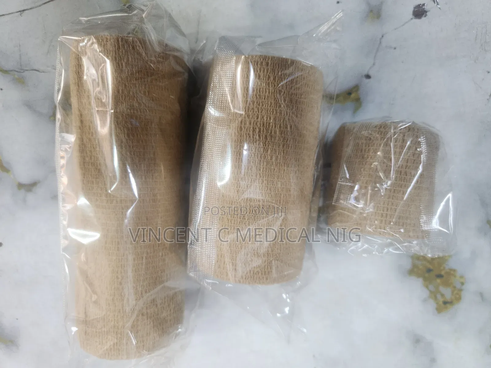 Cobam Bandage 6" 4" 2" Coban Wrap Self-Adhering, Elastic