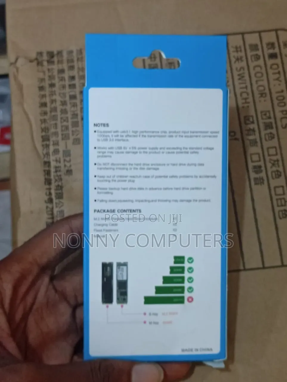 M.2 Nvme NGFF SSD Enclosure Usb 3.1 Gen 2 Case