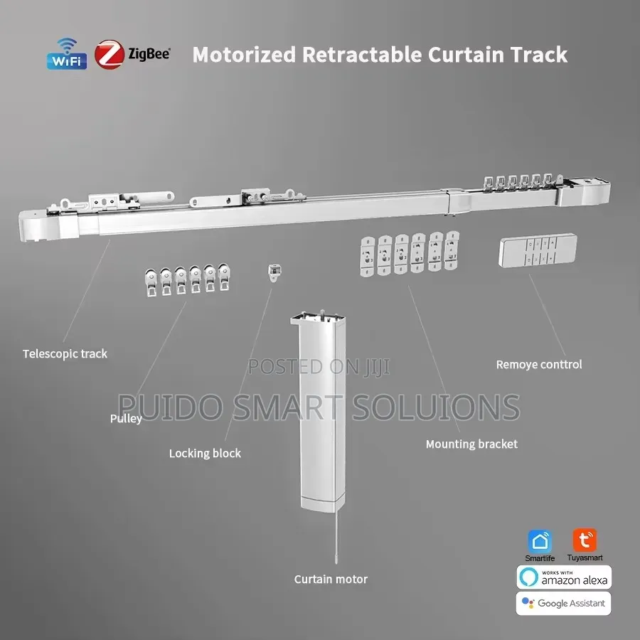 Wifi Curtain Motor Complete Set