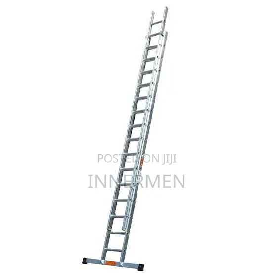 2x19 Heavy Duty Extendable Aluminum Fire Man Ladder
