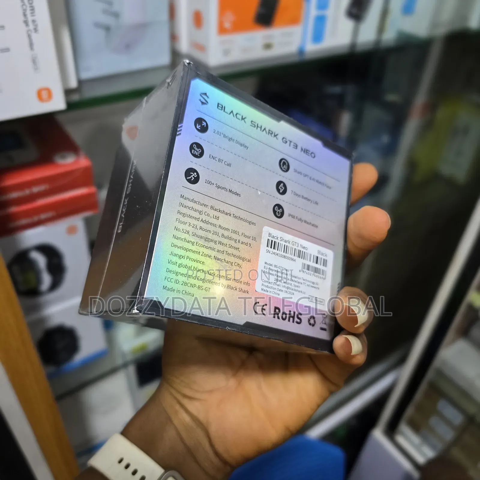 Black Shark Gt3 Neo Smartwatch 2.01-Inch Bright Display