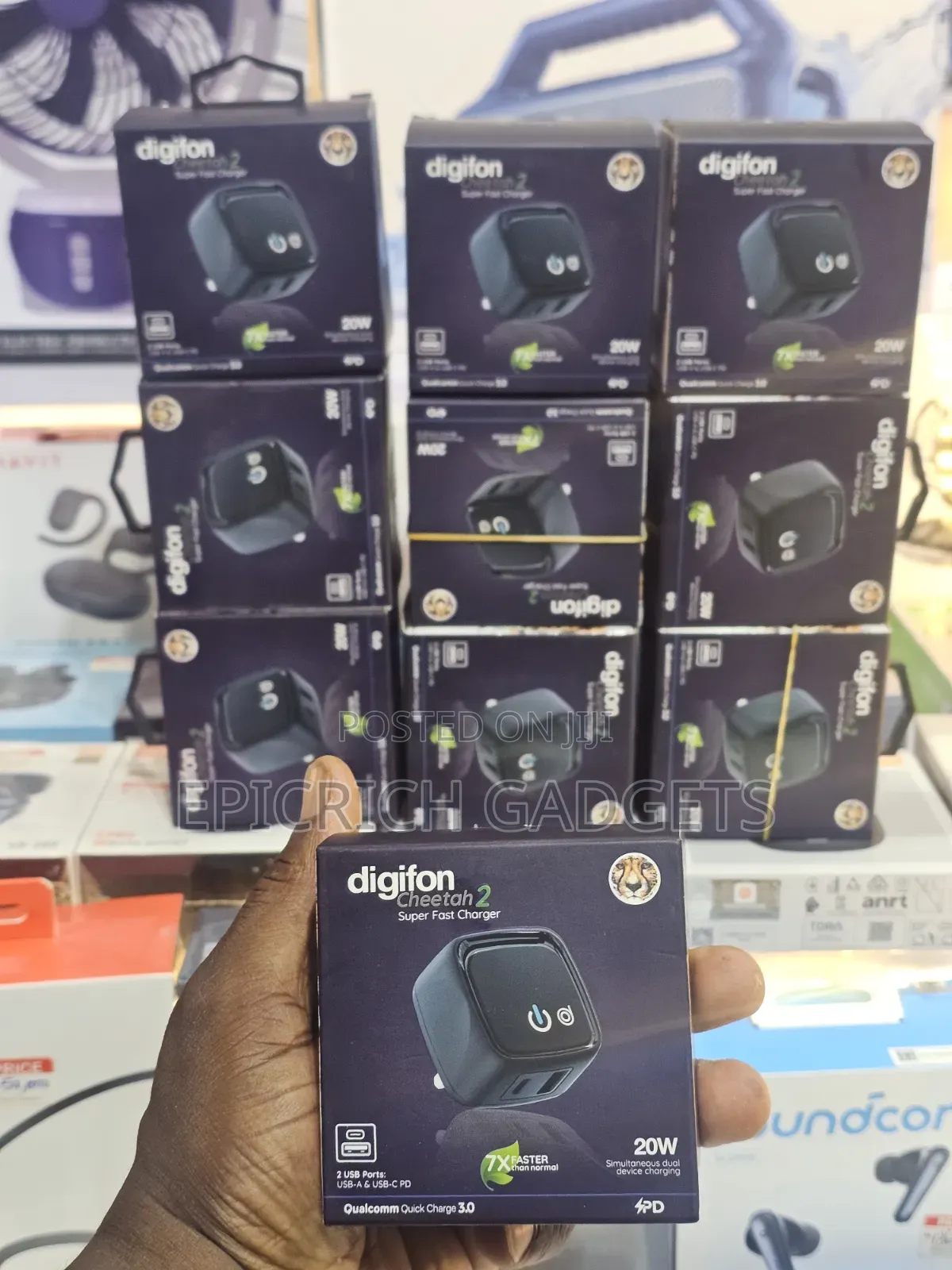 Digifon Cheetah 20w Fast Charging iPhone Usb-C Adapter