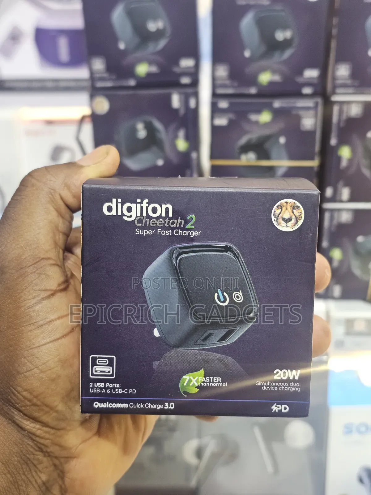 Digifon Cheetah 20w Fast Charging iPhone Usb-C Adapter
