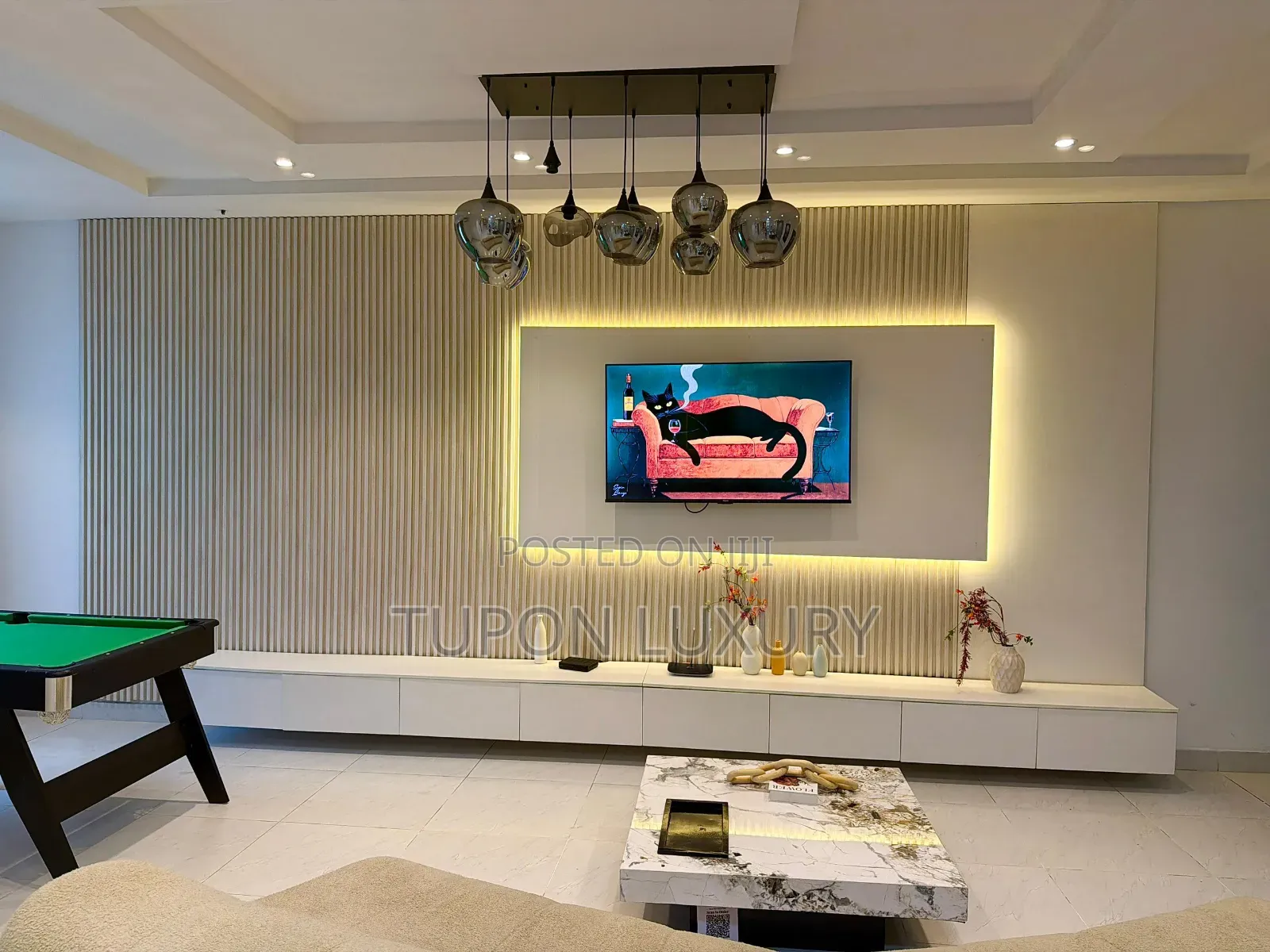 Luxury 2bedroom Apartment With Snooker, Rooftop Pool and Gym