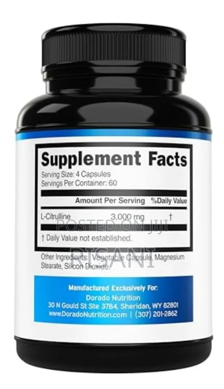 L Citrulline 3000mg Supplement 240 Capsules Support L Arginine