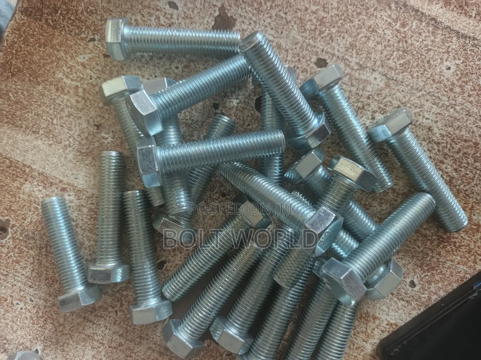 12mmx80 Hex Bolt and Nut Gi