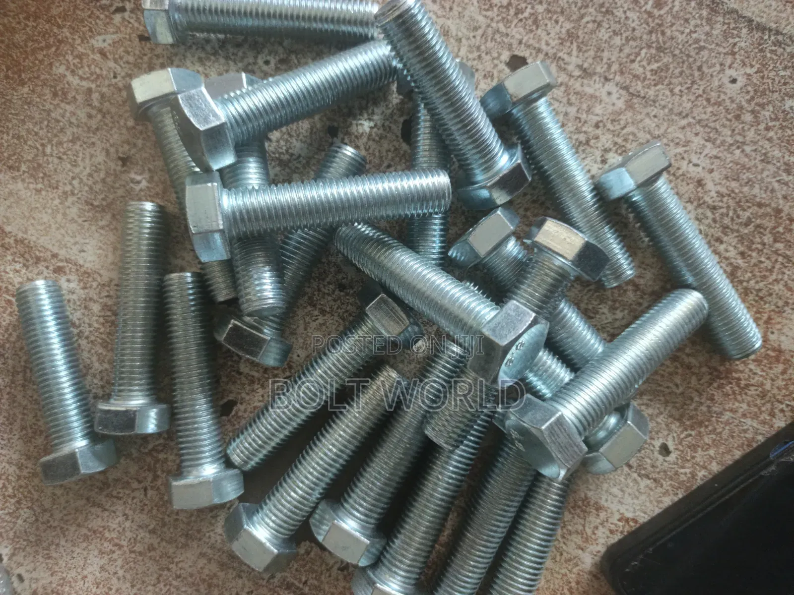 12mmx80 Hex Bolt and Nut Gi