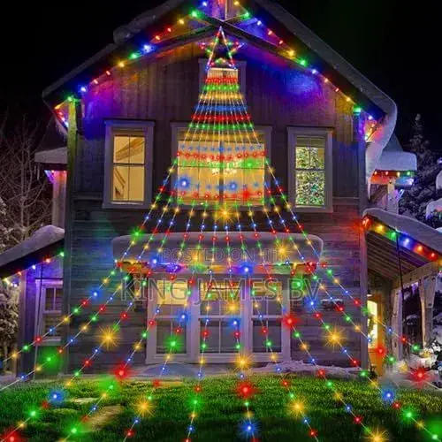 Triangle Waterfall Christmas Lights