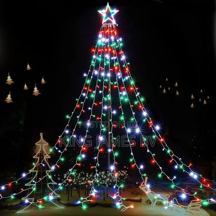 Triangle Waterfall Christmas Lights