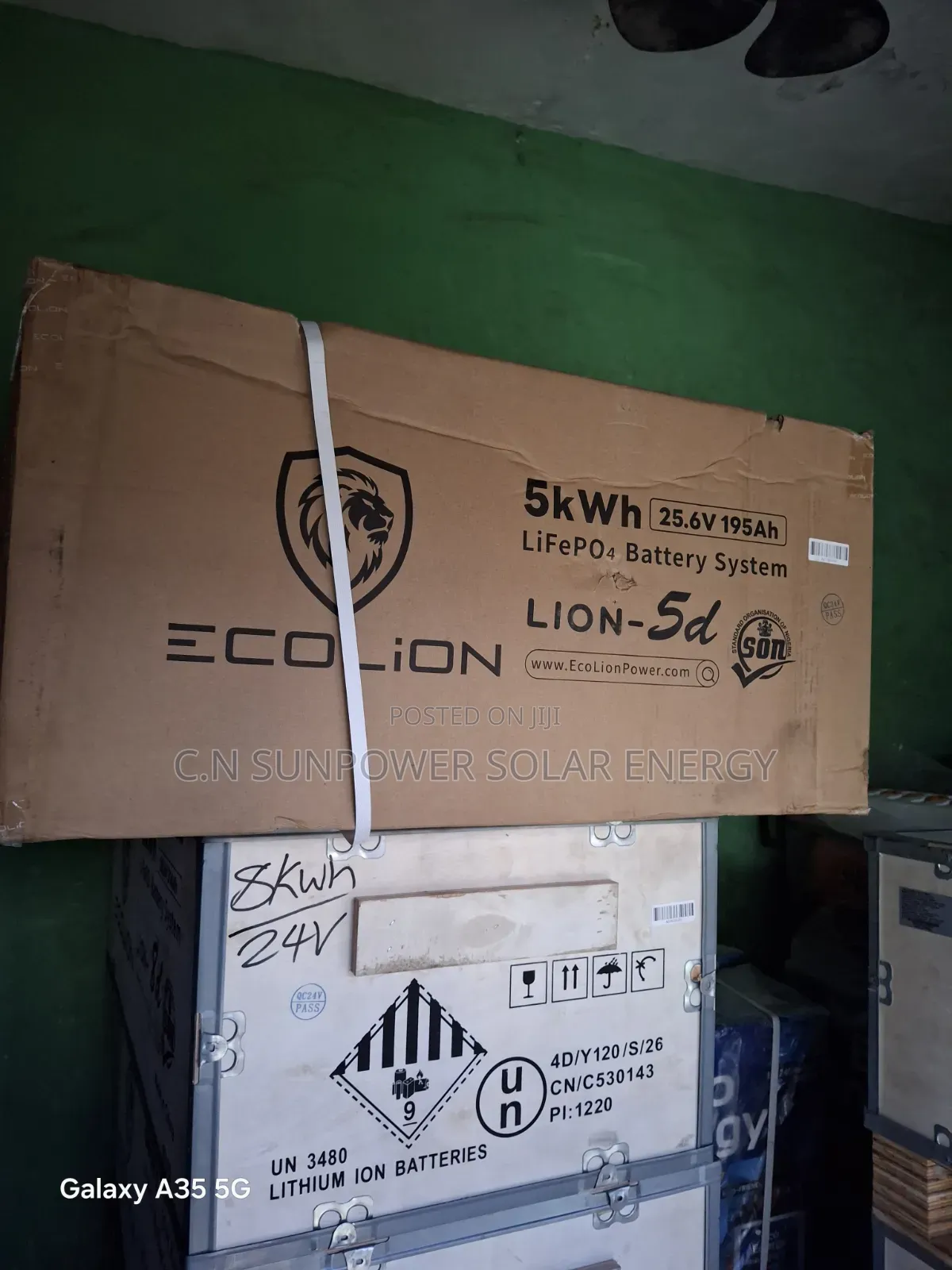 8kwh/24v Ecolion Lithium-Iron Phosphate Energy Storage Battery