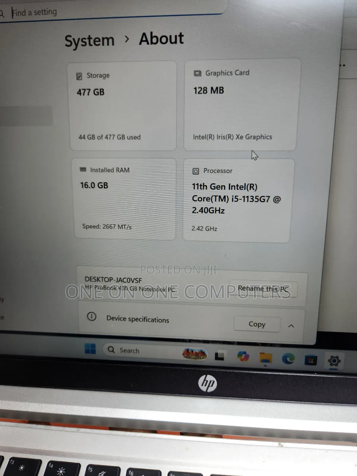 Laptop HP ProBook 430 G8 16GB Intel Core i5 SSD 512GB