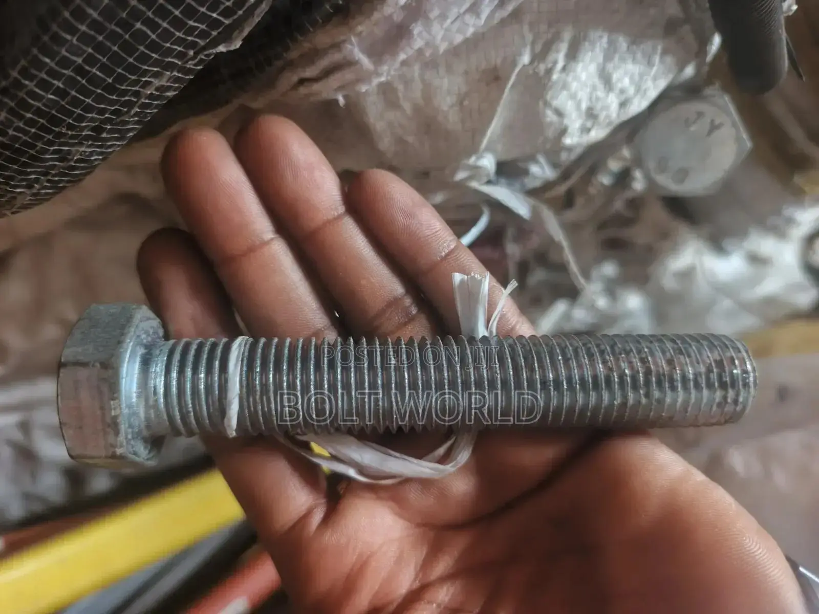 24mmx100 Bolt and Nut Gi 8.8