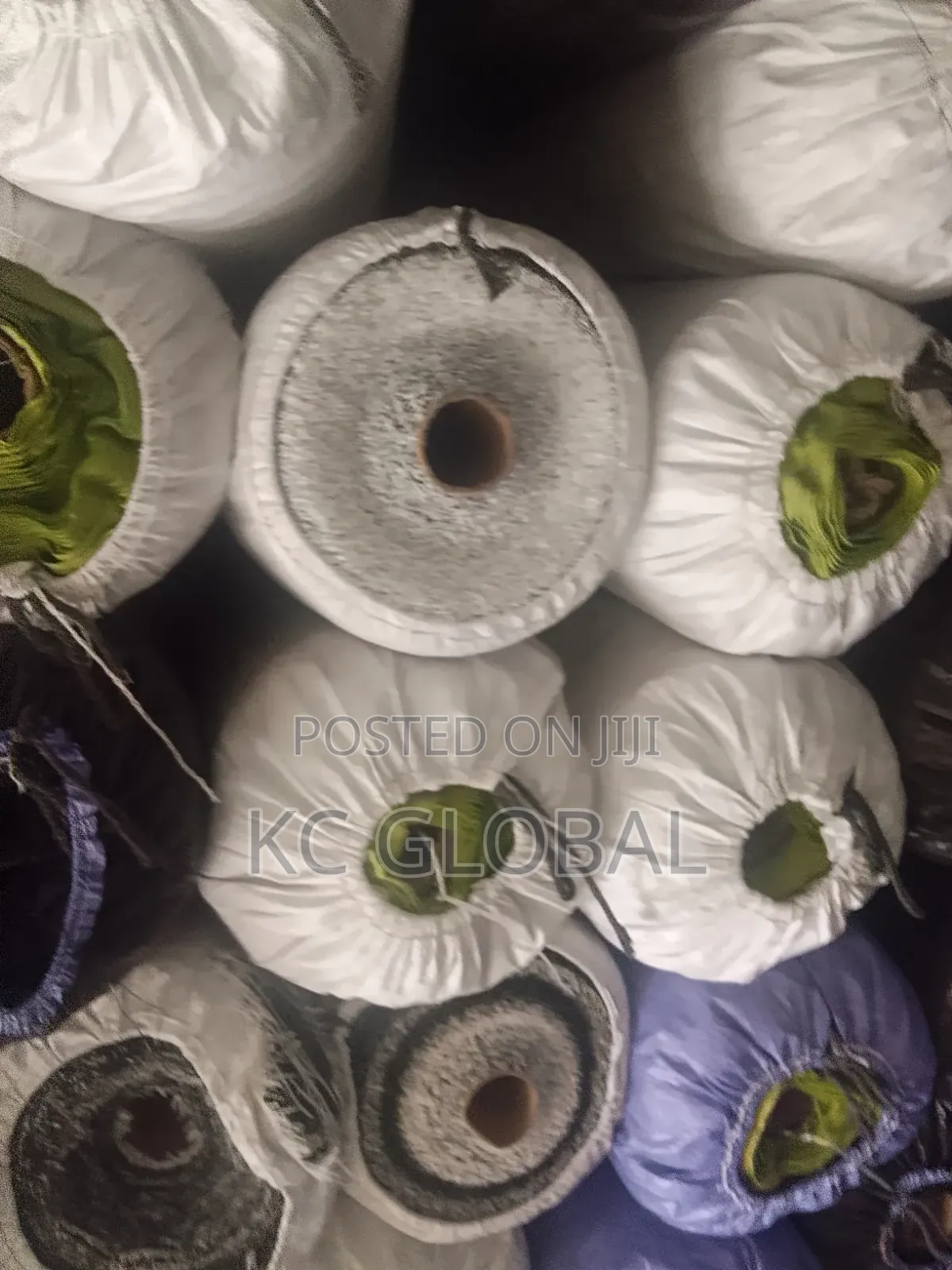 Spanish Synthetic Turf White and Black Rolls Available