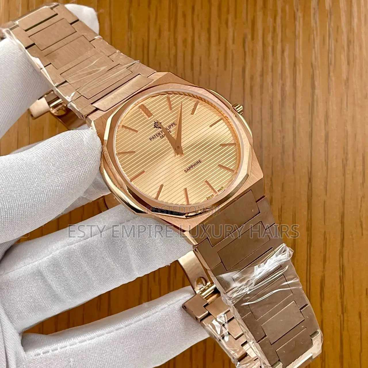 High Quality Luxury Flat Patek Philippe Chain Watch
