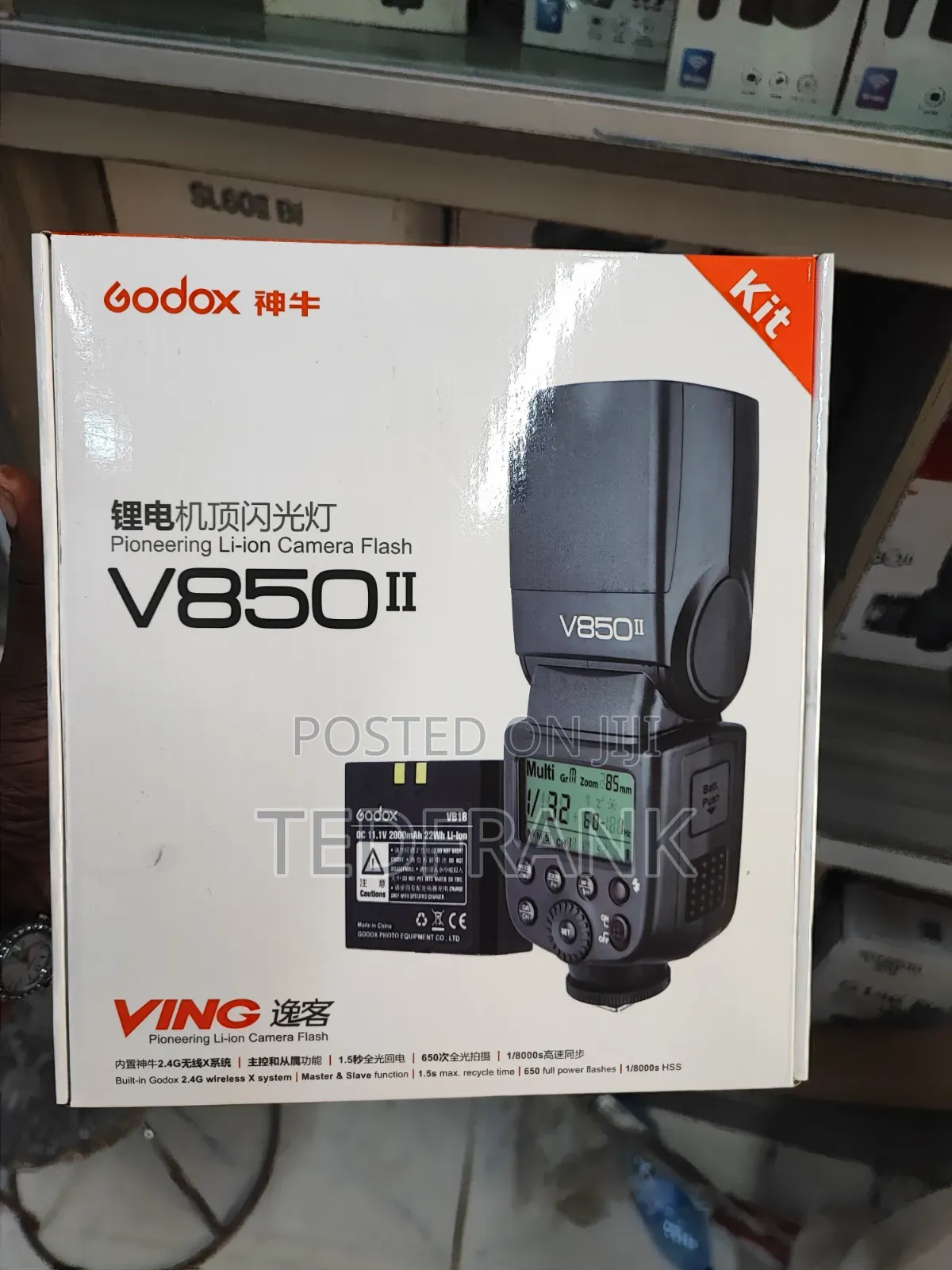 Godox V850ii Pioneering Li-Ion Camera Flash Kit.