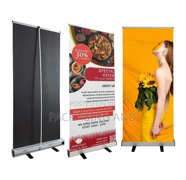 5x7ft Roll Up Banner to Exhibition-Solid Base-(Print Only)