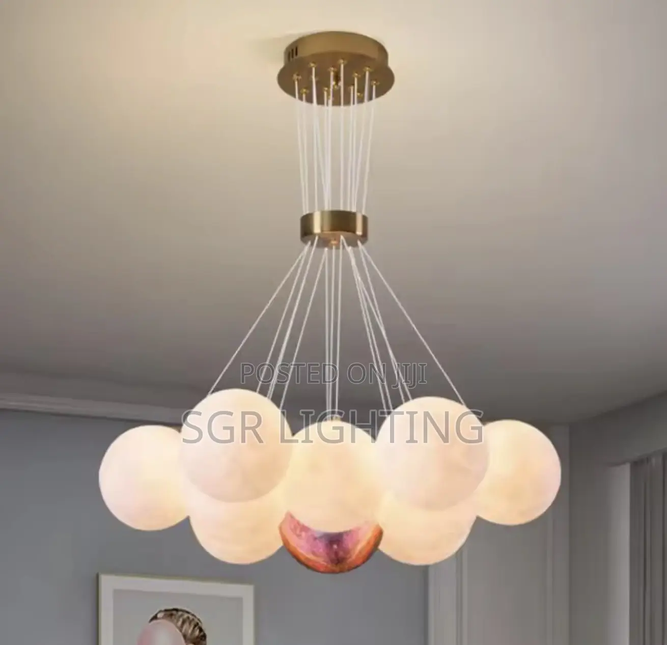 Star Lamp Designer Creative Restaurant Bedroom Light Bubble Ball
