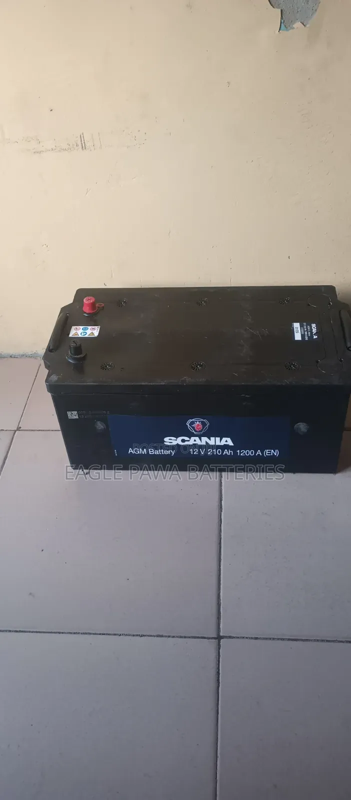 Scania Agm Battery 210ah