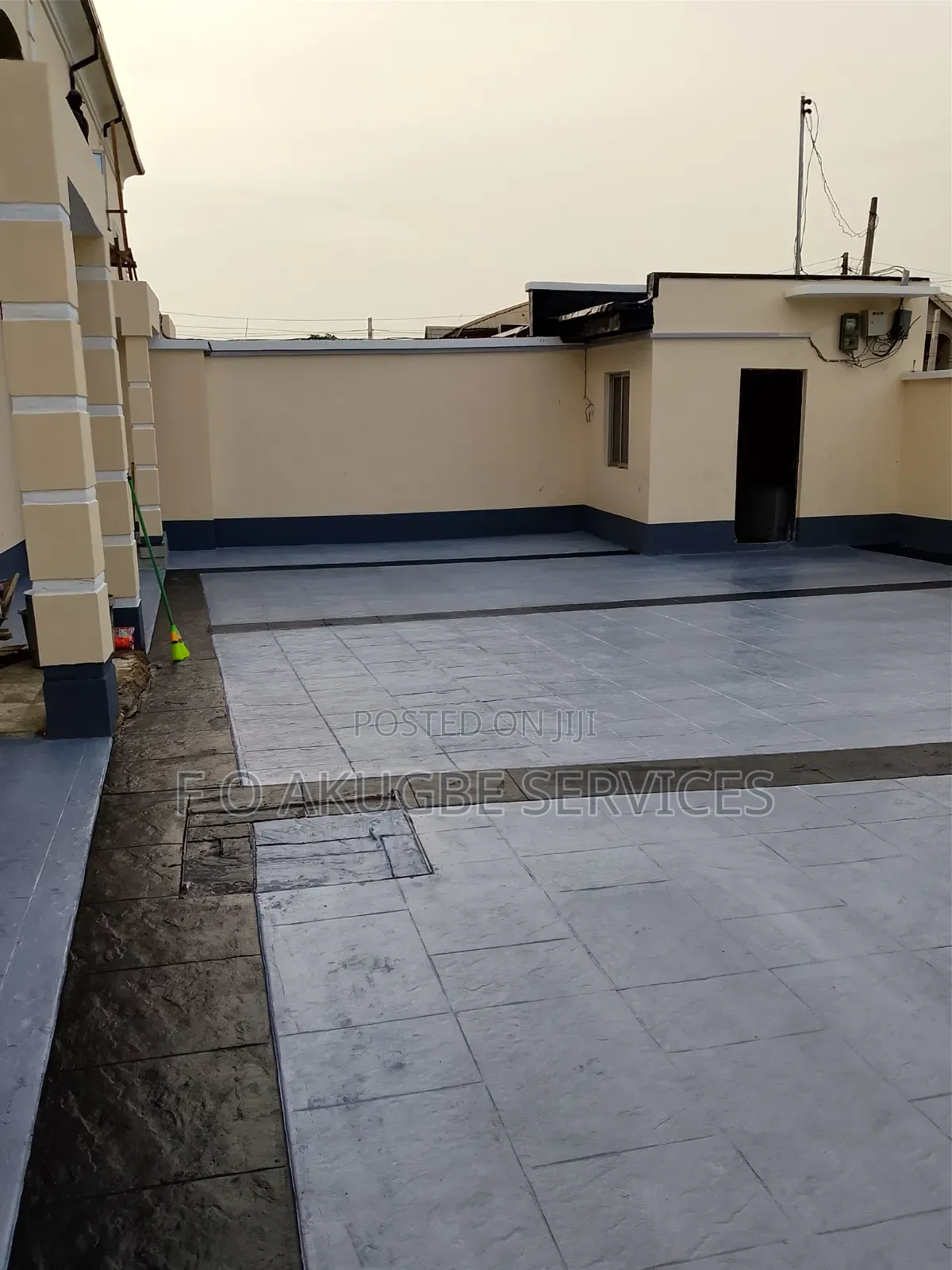 Concrete Floor Stamped American Standard