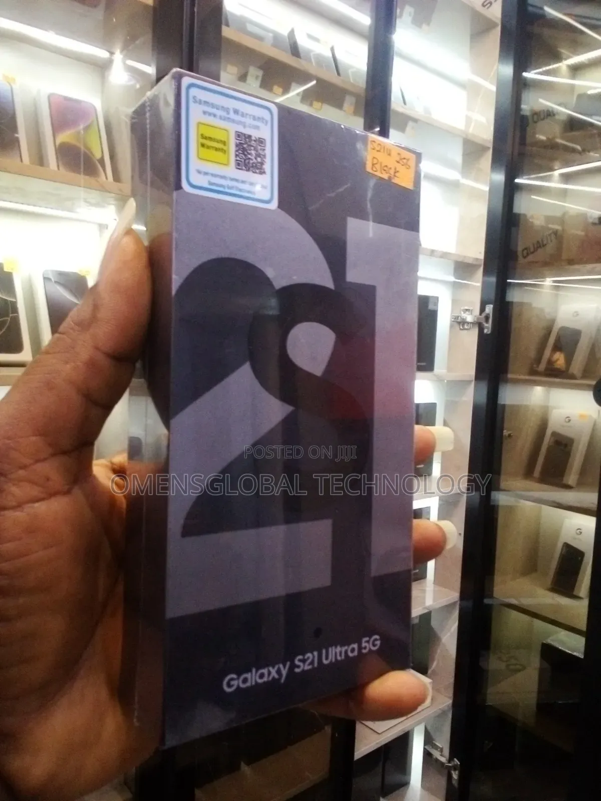 New Samsung Galaxy S21 Ultra 5G 256 GB Black