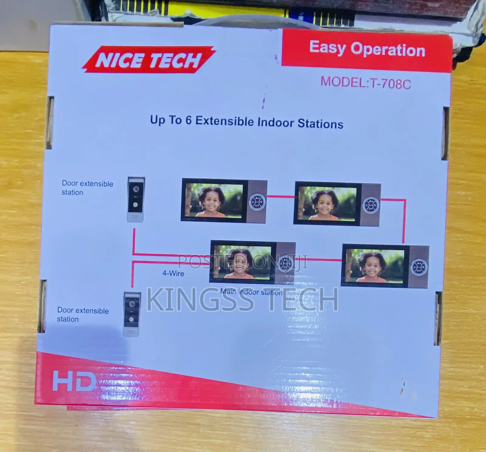 Video Doorbell Phone 4wire Hd CVBS/Ahd/Cvi/Tvi