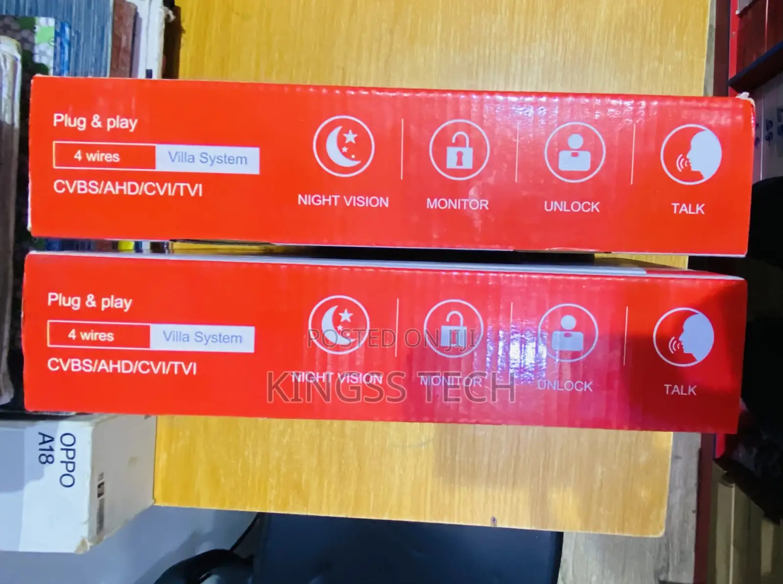 Video Doorbell Phone 4wire Hd CVBS/Ahd/Cvi/Tvi