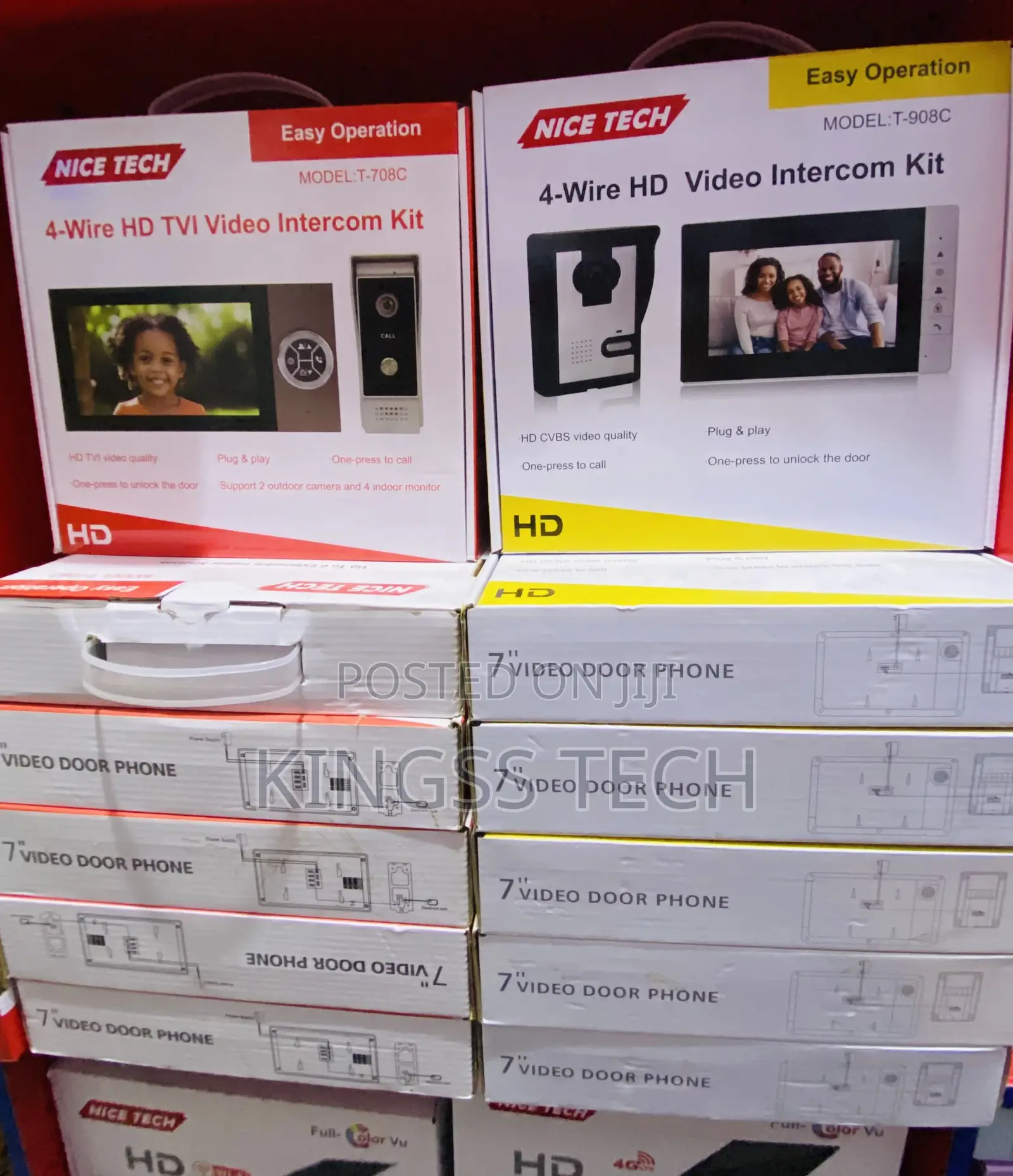 Video Doorbell Phone 4wire Hd CVBS/Ahd/Cvi/Tvi