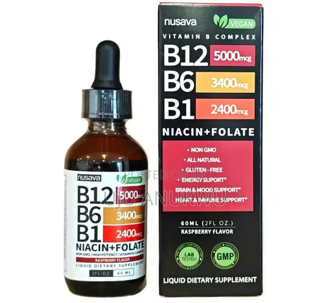 Nusava Vitamin B Complex,B12,B1,B6