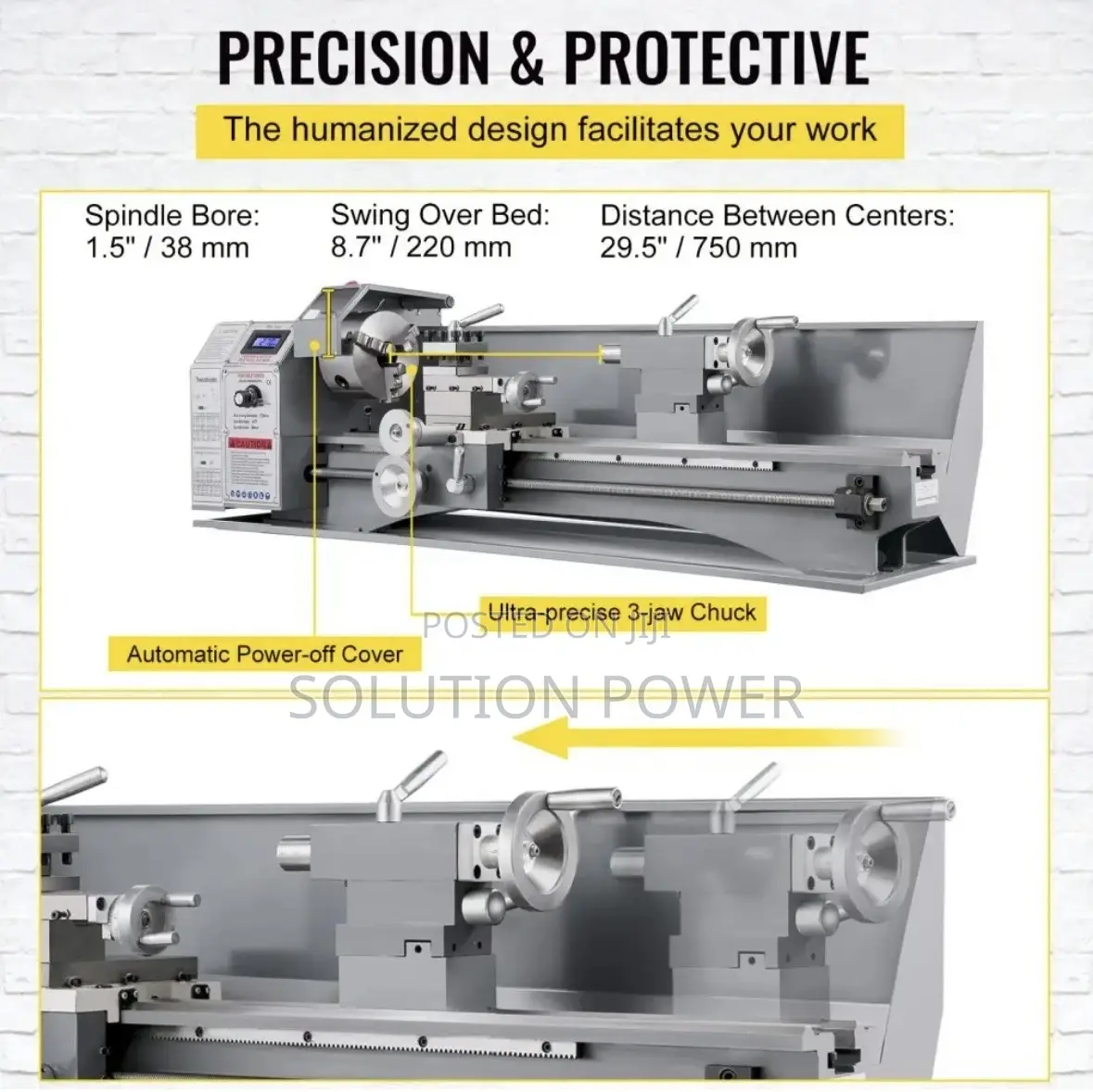 750mm Lathe Machine