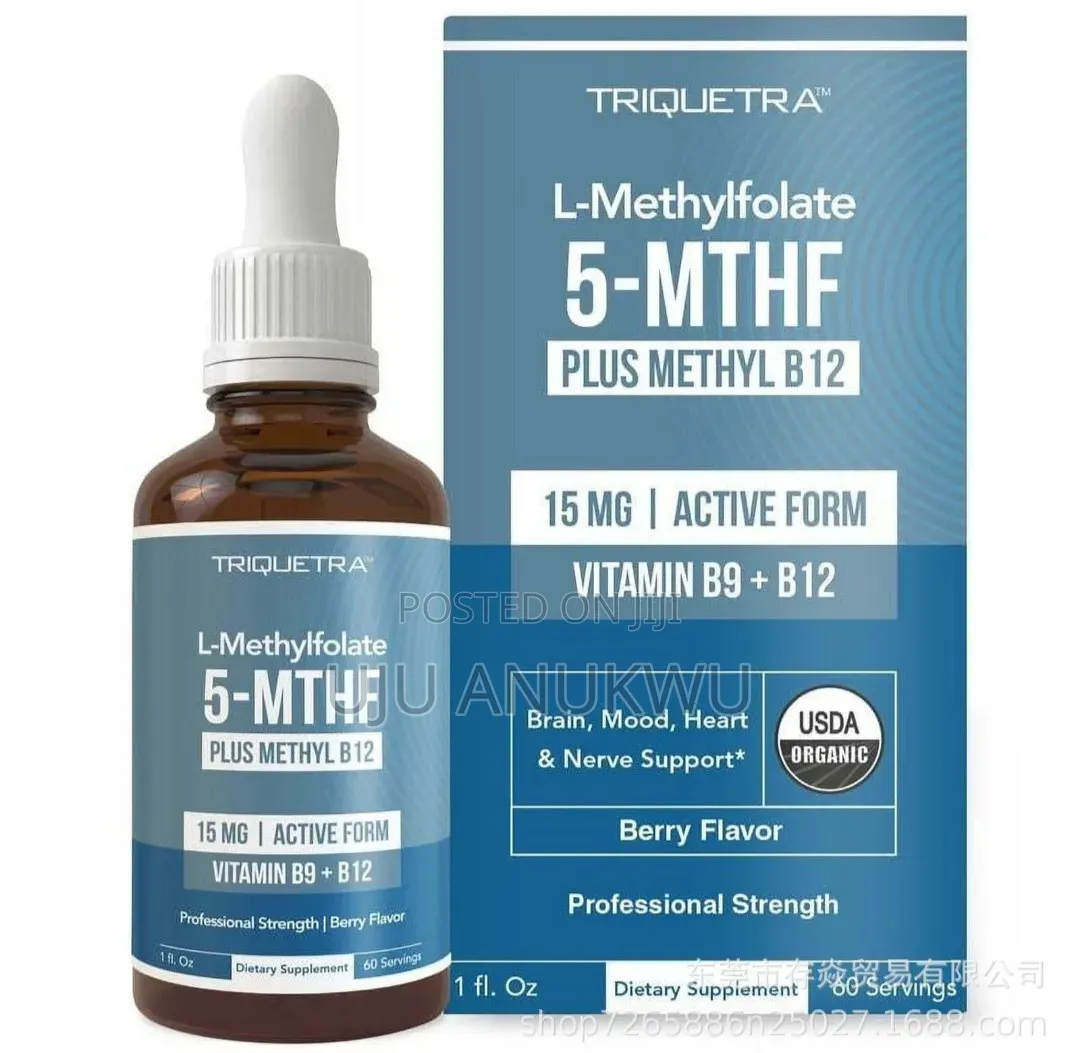 Triquetra L-Methylfolate 5 -MTHF Plus Methyl B12 Vitamin B +12